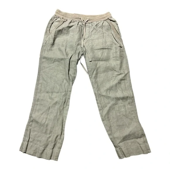 Standard James Perse Women's Matchstick 100% LINEN Straight Pants - Picture 2 of 6